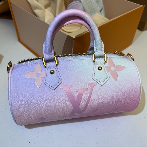 Louis Vuitton 🌸Sunrise Pastel🌸Papillon BB - NEVER USED, RARE - Picture 3 of 8